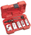 Milwaukee 49-22-4138 8 Piece Hole Dozer Plumber's Hole Saw Kit, New