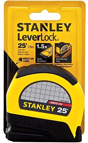 Stanley STHT30825 25 ft. Leverlock Tape Measure New