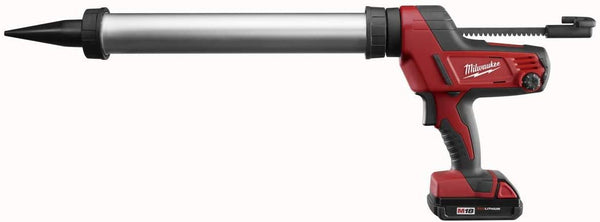 Milwaukee 2642-21CT M18 Cordless 20-oz Aluminum Barrel Caulk and Adhesive Gun Kit, New