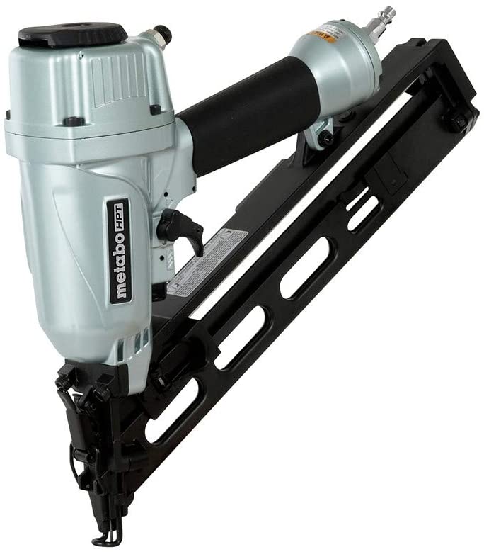 Metabo HPT A-NT65MA4M-R 2-1/2 in. 15-Gauge Angled Finish Nailer with Air Duster, A-Grade, Reconditioned