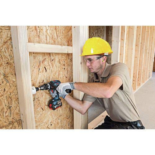 Bosch HDH183-01-RT 18V 4.0 Ah EC Cordless Li-Ion Brushless Brute Tough 1/2 in. Hammer Drill Driver Kit, Reconditioned