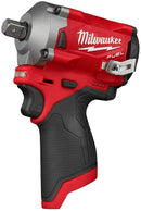 Milwaukee 2555P-20 M12 FUEL 1/2 in. Stubby Impact Wrench w/ Pin Detent, New