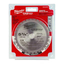Milwaukee 48-40-4070 5-3/8 in. Metal & Stainless Cutting Circular Saw Blade New