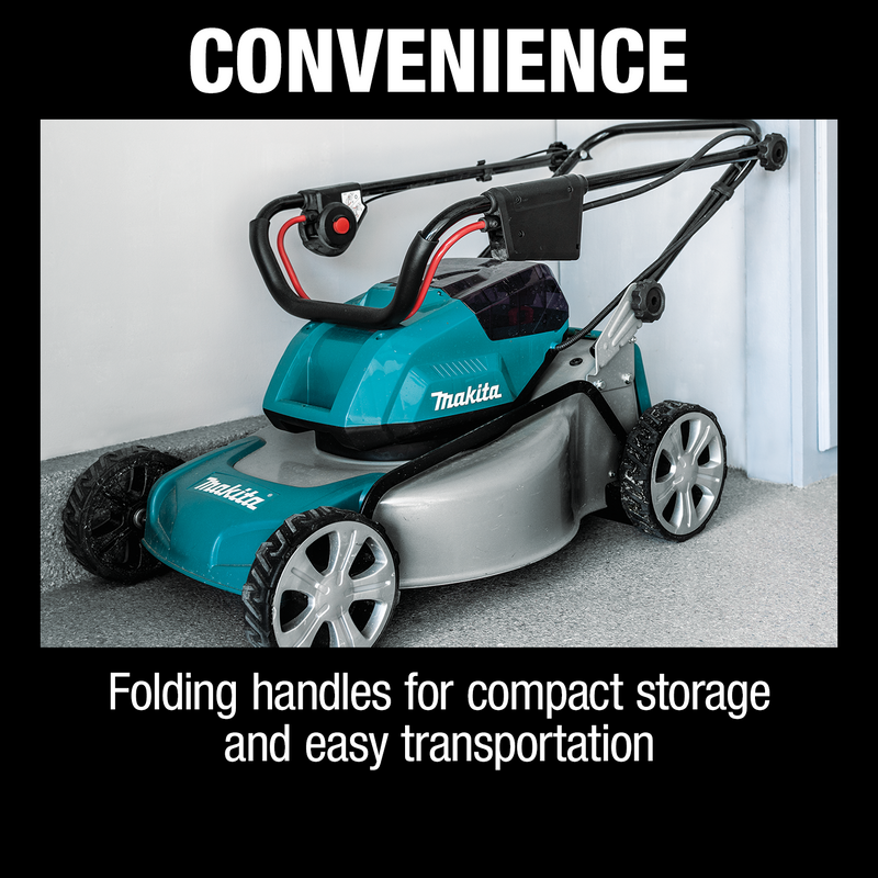 Makita XML03CM1-R 36V 18V X2 LXT Brushless 18 in. Lawn Mower Kit with 4 Batteries 4.0Ah, Local Pick Up Only