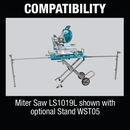 Makita LS1019L-R 10 in. Dual‑Bevel Sliding Compound Miter Saw with Laser, Reconditioned