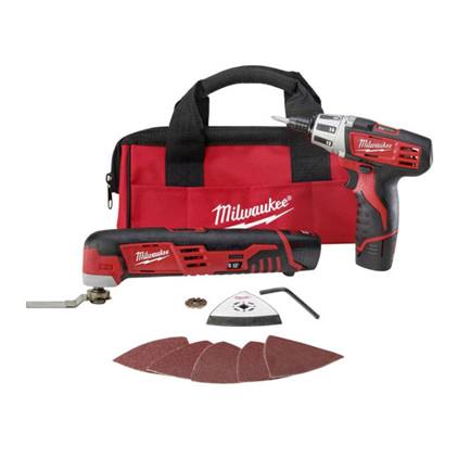 Milwaukee 2496-22 M12™ Cordless Lithium-Ion 2-Tool Combo Kit (New) - ToolSteal.com