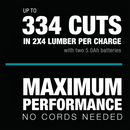 Makita XSL06PT-R 18V X2 36V LXT Lithium‑Ion Brushless Cordless 10 in. Dual‑Bevel Sliding Compound Miter Saw with Laser Kit 5.0Ah, Reconditioned - PICK UP ONLY