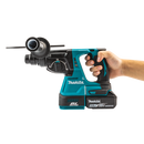 Makita XRH011TWX 18V LXT Lithium‑Ion Brushless Cordless 1 inch Rotary Hammer Kit, accepts SDS‑PLUS bits, w/ HEPA Dust Extractor Attachment 5.0Ah, New