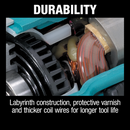 Makita GA4570 4‑1/2 in. X‑LOCK Angle Grinder, with AC/DC Switch, New