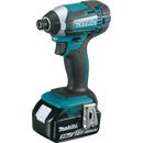 Makita XDT111-R 18V LXT Lithium‑Ion Cordless Impact Driver Kit, 3.0Ah (Reconditioned)