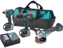 Makita XT324 18V LXT 3-Piece Lithium-Ion Cordless Combo Kit, (Reconditioned) - ToolSteal.com