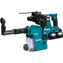 Makita XRH10PTW 18V X2 (36V) LXT® Brushless Cordless 1‑1/8" AVT® Rotary Hammer Kit, SDS‑PLUS, w/ HEPA Dust Extractor, AFT®, AWS™ Capable (5.0Ah) (New) - ToolSteal.com