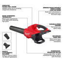 Milwaukee 2824-20 M18 FUEL Dual Battery Blower, New