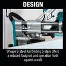 Makita LS1019L-R 10 in. Dual‑Bevel Sliding Compound Miter Saw with Laser, Reconditioned