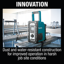 Makita XRM05-R 18V LXT Lithium‑Ion Cordless Job Site Radio, Tool Only, Reconditioned