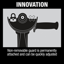 Makita GA5053R 4‑1/2 in. / 5 in. Paddle Switch Angle Grinder, with Non‑Removable Guard, New