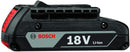 Bosch BAT612/BC1880 18V Lithium-Ion Battery and Charger Starter Kit, 2.0 Ah
