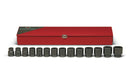 Wright Tool 610 3/4" Drive Impact Socket Set 14 Piece - SAE, New