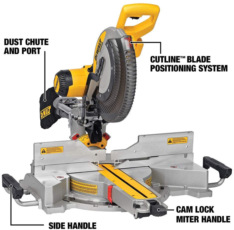 DeWalt DWS780 12 in. Double Bevel Sliding Compound Miter Saw, New, LOCAL PICK UP ONLY