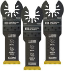 Imperial Blades IBOAT330-3 One Fit 1-1/4 in. Storm Titanium Metal Blade 3 Pack, New