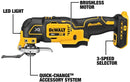 Dewalt DCS356B 20V MAX* XR® Brushless Cordless 3-Speed Oscillating Multi-Tool (Tool Only) (New) - ToolSteal.com