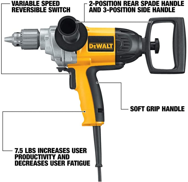 Dewalt DW130V 1/2" (13mm) Spade Handle Drill (New) - ToolSteal.com