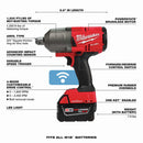 Milwaukee 2864-22 M18 Fuel W/One-key High Torque Impact Wrench 3/4 In. Friction Ring Kit, New