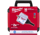 Milwaukee 49-22-4095 Electricians Ice Hardened Hole Saw Kit, 10 Pc. (New) - ToolSteal.com