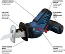 Bosch PS60-1A-RT 12V Max Pocket Reciprocating Saw Kit, Reconditioned