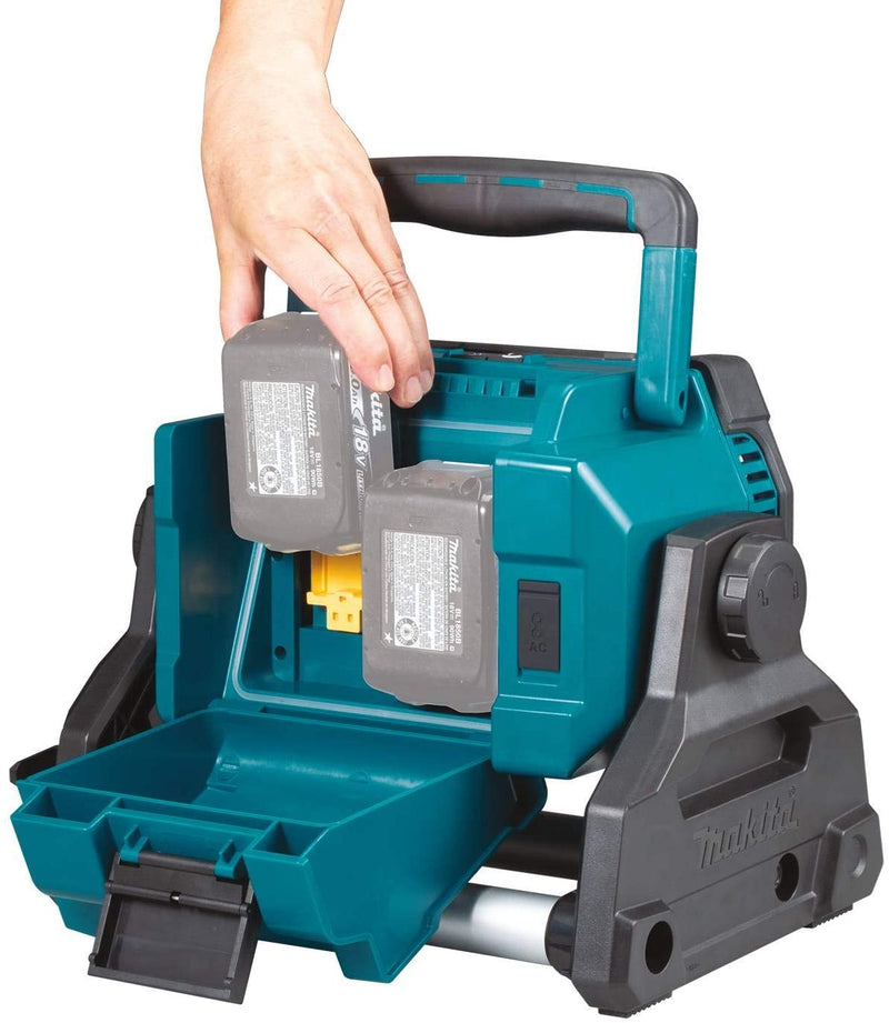 Makita DML809 18V X2 LXT® Lithium‑Ion Cordless/Corded Work Light, [Tool Only], (New) - ToolSteal.com