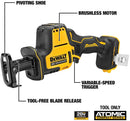DeWALT DCS369B Atomic 20v MAX Cordless One-handed Reciprocating Saw, TOOL ONLY, New