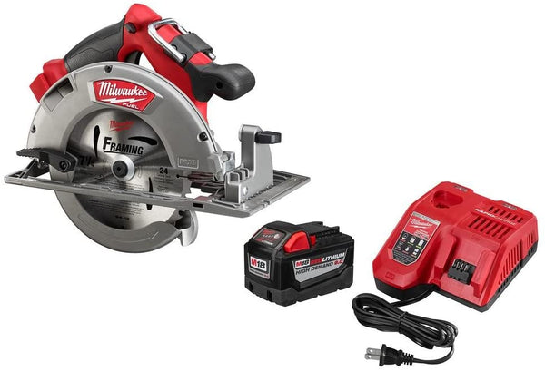 Milwaukee 48-59-1890PC M18 9.0 HIGH DEMAND Battery Starter Kit with Bonus 7-1/4" M18 FUEL Circular Saw, (New) - ToolSteal.com