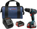 Bosch HDS183-01-RT 18V EC Brushless Lithium-Ion Compact Tough 1/2 in. Cordless Hammer Drill Driver Kit 4 Ah, Reconditioned