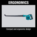 Makita XBU06Z 18V LXT Lithium‑Ion Cordless Floor Blower, Tool Only, New