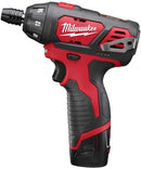 Milwaukee 2401-22 M12 1/4 Inch Hex Screwdriver Kit, New