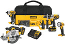 DeWalt DCK590L2 20v Max Lithium Ion 5-Tool Combo Kit (3.0Ah) (New) - ToolSteal.com