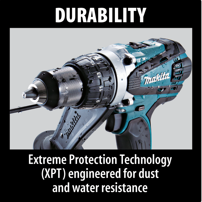 Makita XPH03Z-R 18V LXT Lithium‑Ion Cordless 1/2 in. Hammer Driver‑Drill, Tool Only, Reconditioned