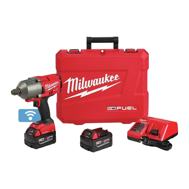 Milwaukee 2864-22 M18 Fuel W/One-key High Torque Impact Wrench 3/4 In. Friction Ring Kit, New
