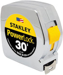 Stanley 33-430 30 Ft. Powerlock Tape Measure with Bladearmor New
