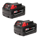 Milwaukee 48-11-1822 M18 REDLITHIUM XC 3.0 Battery 2-Pack, New