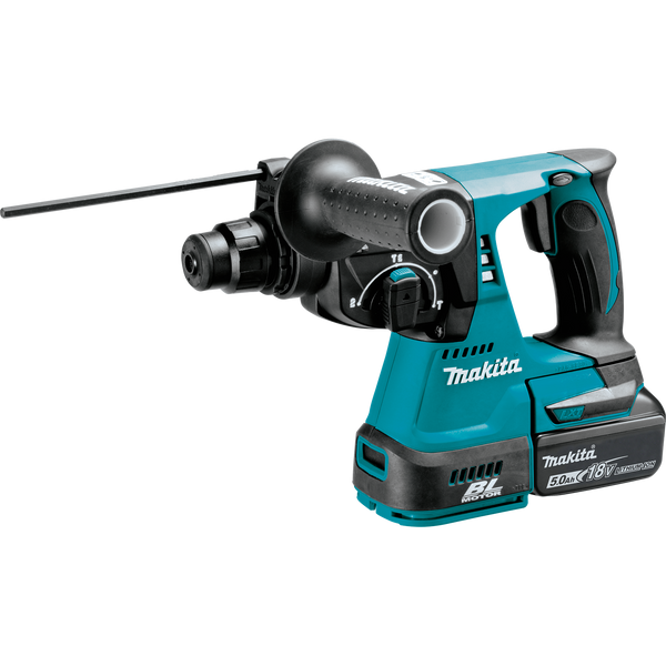 Makita XRH01T 18V LXT® Lithium‑Ion Brushless Cordless 1" Rotary Hammer Kit (5.0Ah) (New) - ToolSteal.com