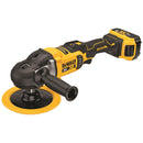 DeWalt DCM849P2 20V MAX* XR® 7 in. Cordless Variable-Speed Rotary Polisher Kit, New