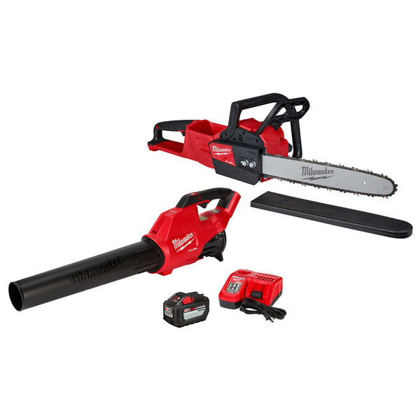 Milwaukee 2727-21HDP M18 FUEL Chainsaw Kit With 2724-20 Blower, New