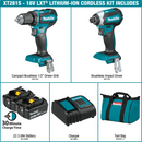 Makita XT281S 18V LXT Li‑Ion Brushless Cordless 2‑Pc. Combo Kit 3.0Ah, New