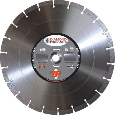 Diamond Products H8D No. 70499 14 in. Delux-Cut High Speed Diamond Blade New