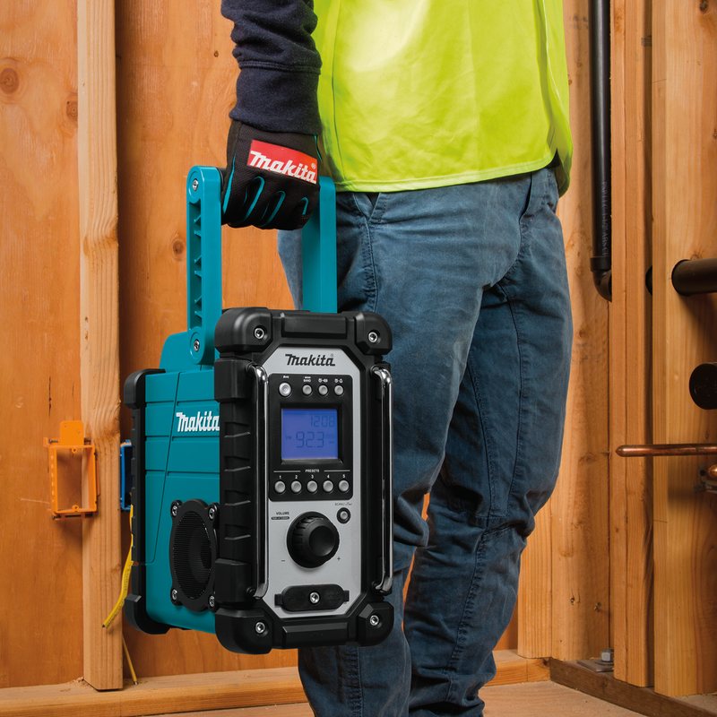 Makita XRM05-R 18V LXT Lithium‑Ion Cordless Job Site Radio, Tool Only, Reconditioned