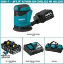 Makita XOB01T 18V LXT Lithium‑Ion Cordless 5 in. Random Orbit Sander Kit 5.0Ah, New