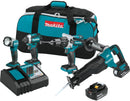 Makita XT450T 18V LXT® Lithium‑Ion Brushless Cordless 4‑Pc. Combo Kit (5.0Ah) (New) - ToolSteal.com