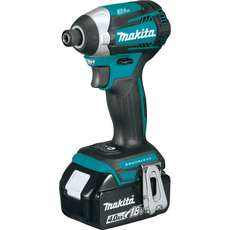 Makita XT268M 18V LXT® Lithium‑Ion Brushless Cordless 2‑Pc. Combo Kit (4.0Ah), (Reconditioned) - ToolSteal.com