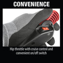 Makita EB7660WH-R 75.6 cc MM4 4-Stroke Engine Hip Throttle Backpack Blower, Reconditioned